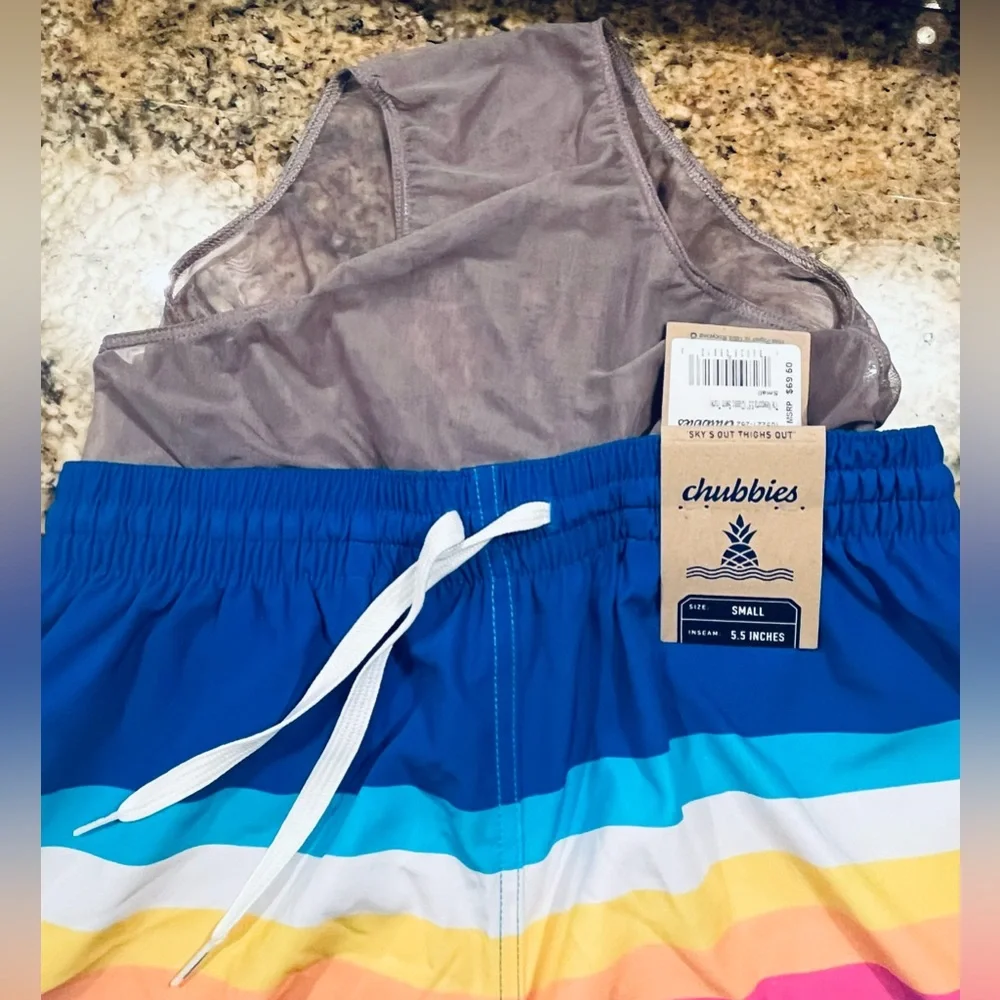 NWT Chubbies The Newports Classic 5.5” Swim Trunk